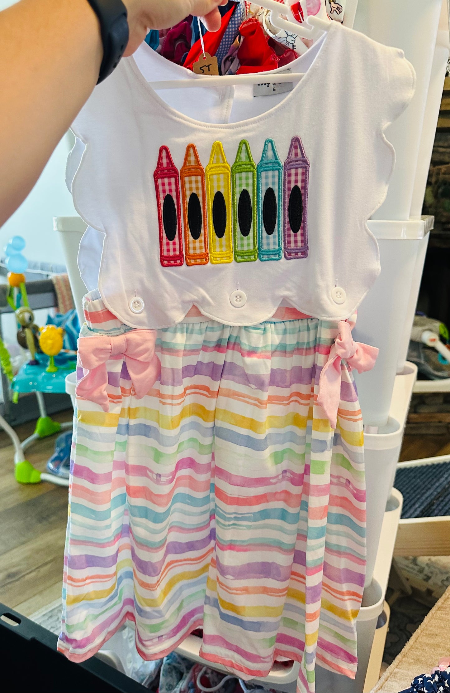 Girls Crayon Dress