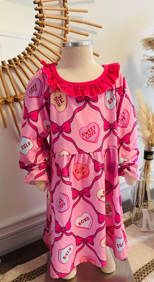 Girls Sweetheart Coquette Dress