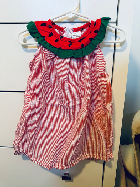 Girls Watermelon Dress