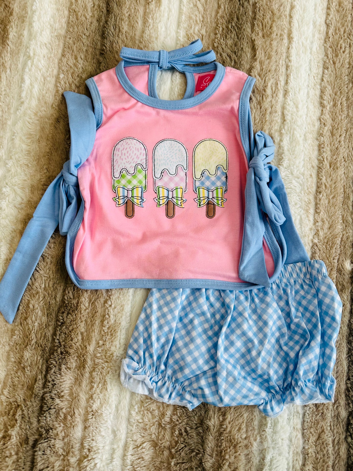 Girls Popsicle Diaper Set