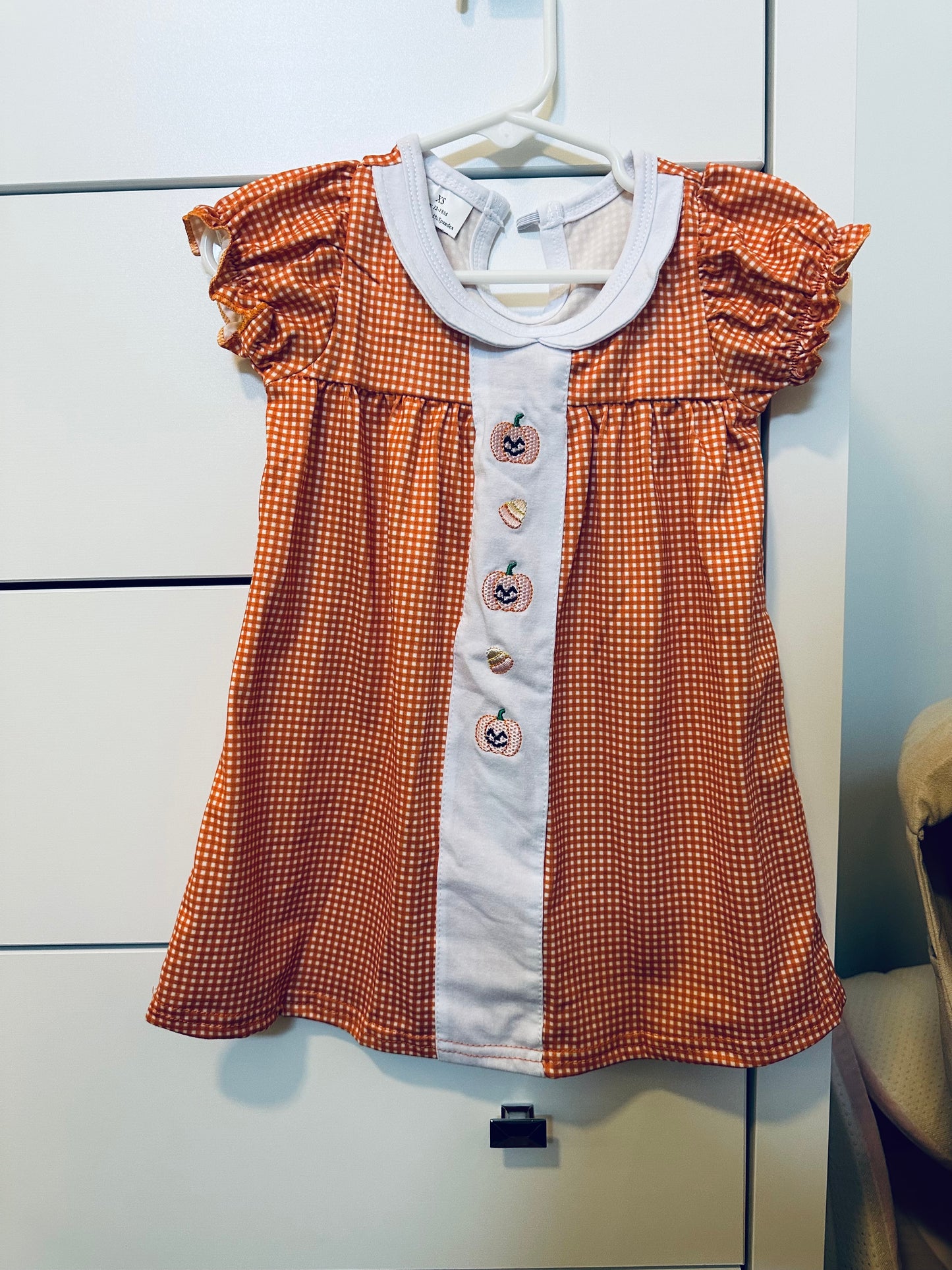 Girls Jack-O-Lantern Dress
