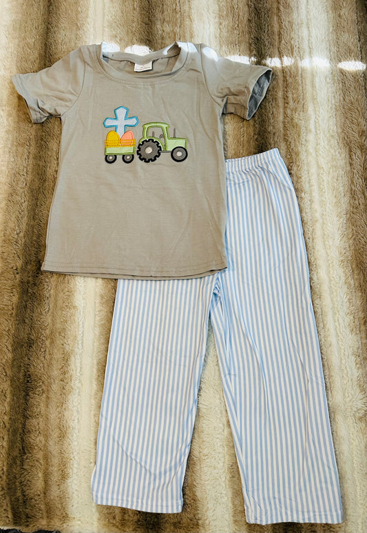 Boys Easter Tractor Set