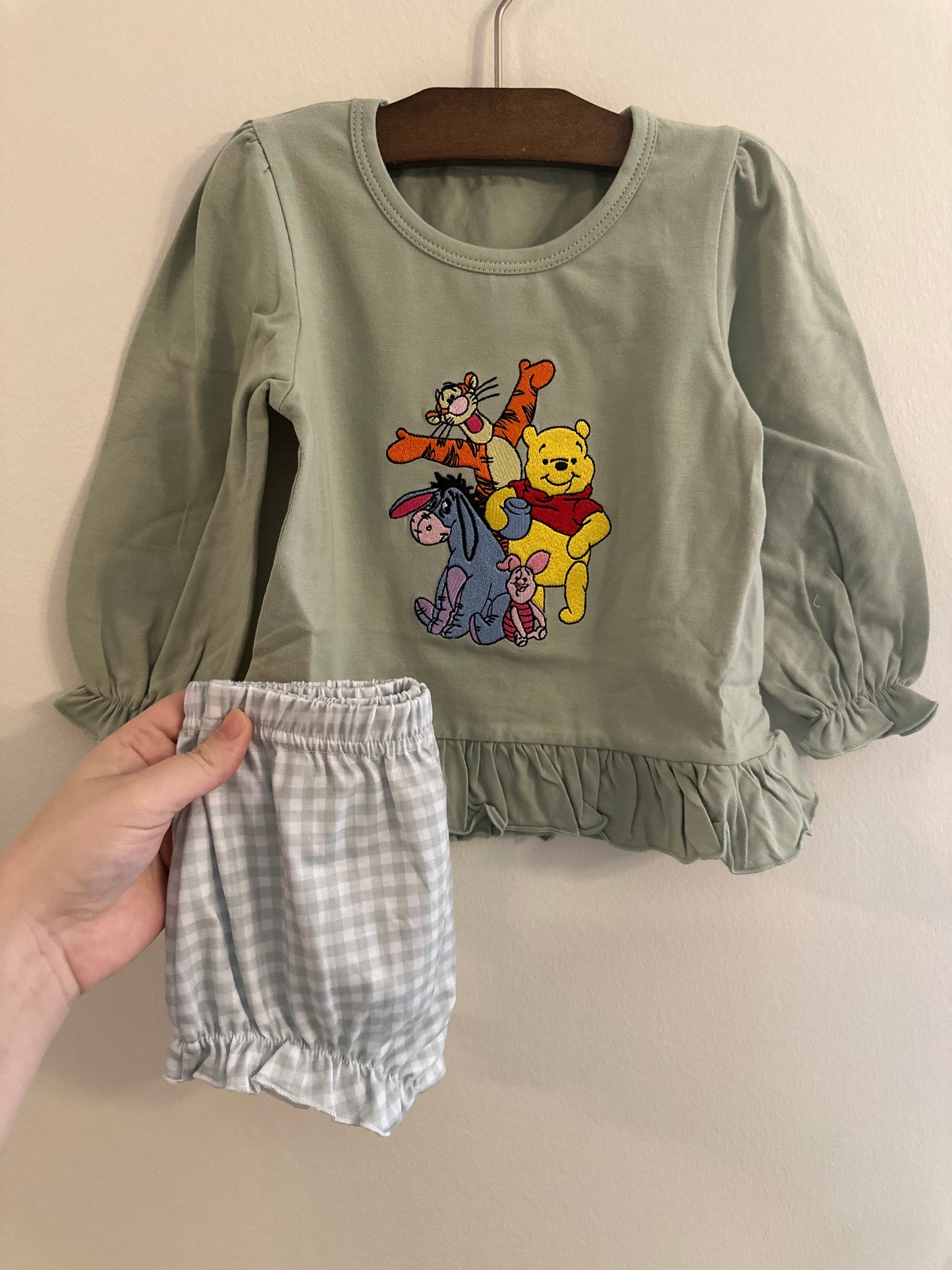 Girls Hundred Acre Diaper Set