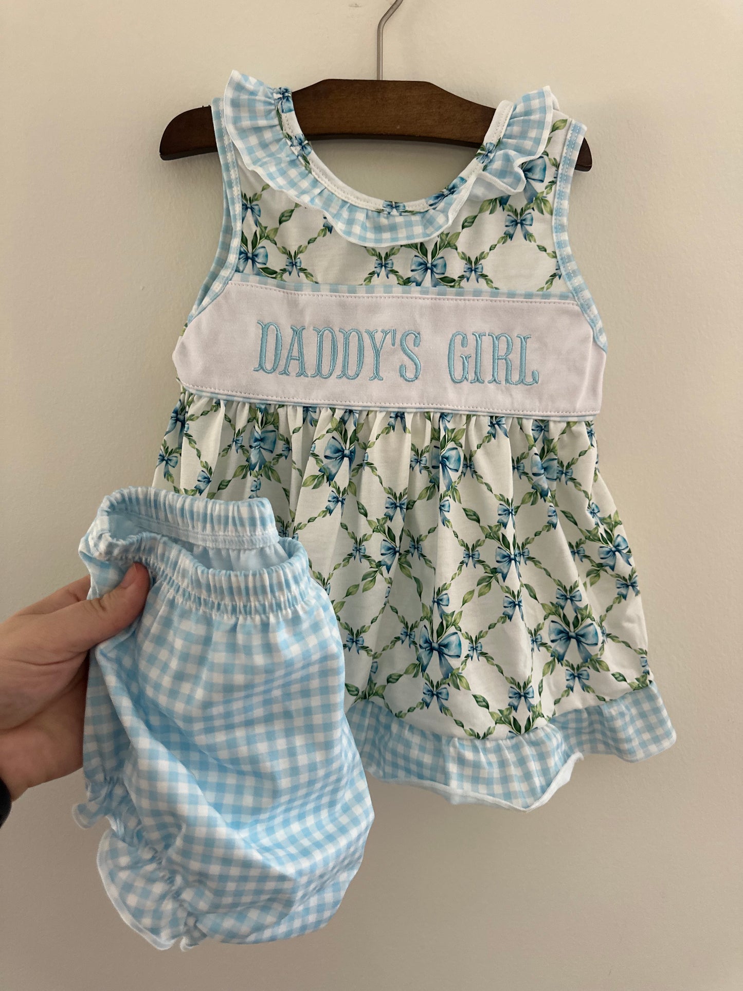 Girls Daddy's Girl Diaper Set