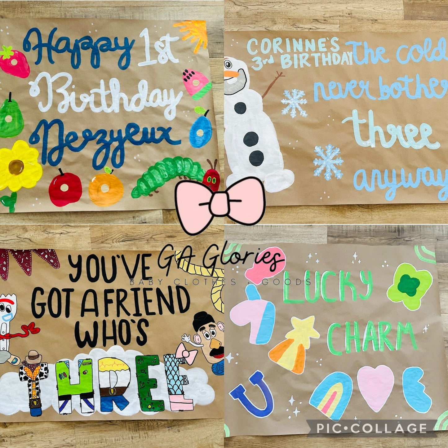 3FT Custom Hand-Painted Banner