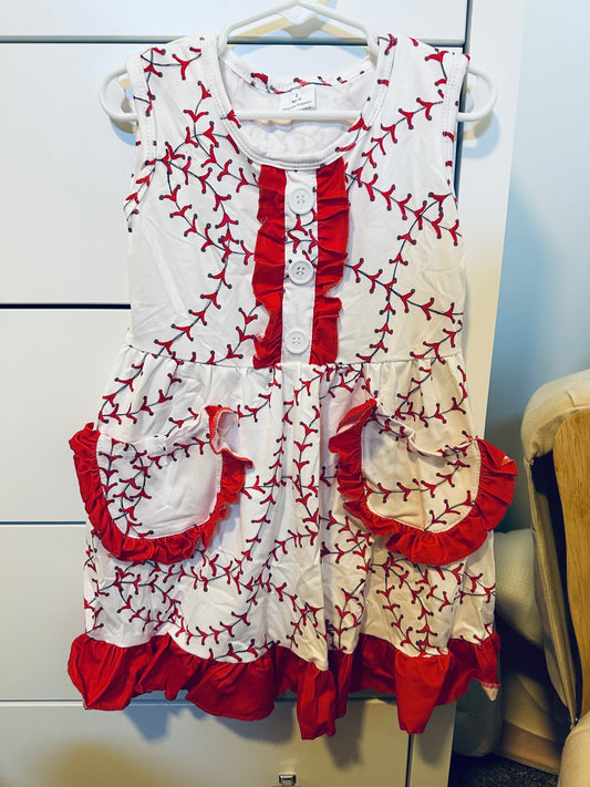 Girls Baseball Dress