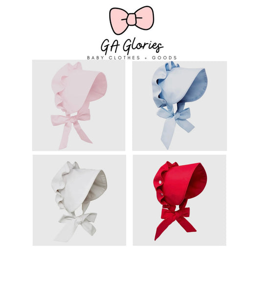 Girls Heirloom Bonnets (Ready to Ship)